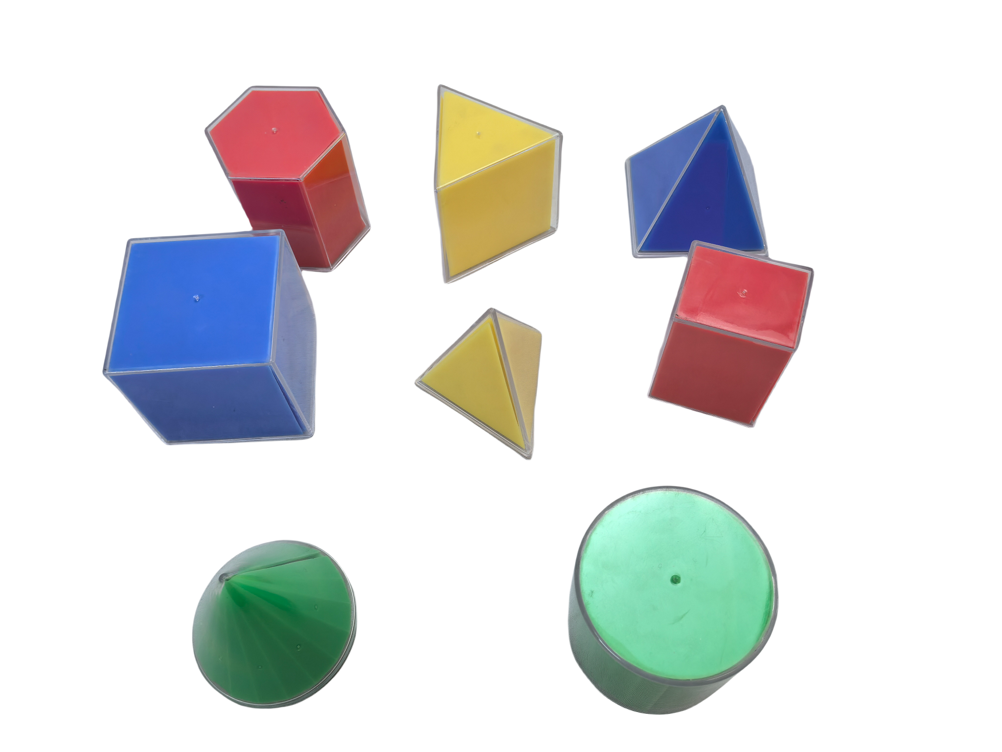 8 darabos készlet háromdimenziós geometria felbontható modell általános iskolai matematika oktatási segédletek